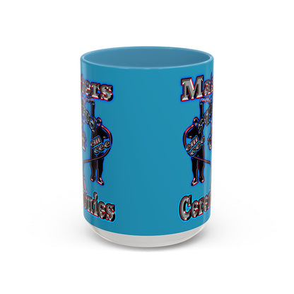 em cee squared - Accent Mug (turquoise)