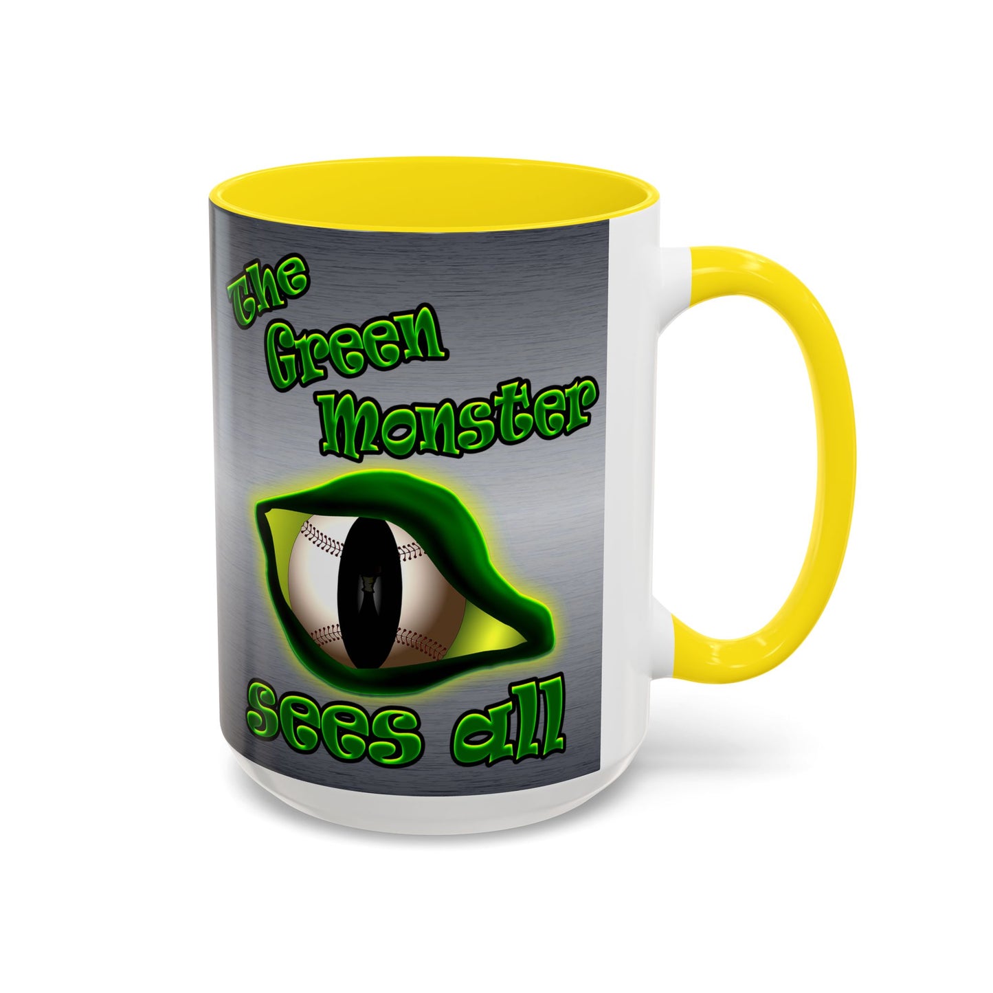 green monster - Accent Mug (brushed nickel)