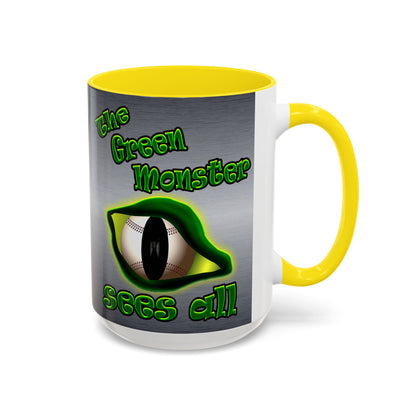 green monster - Accent Mug (brushed nickel)