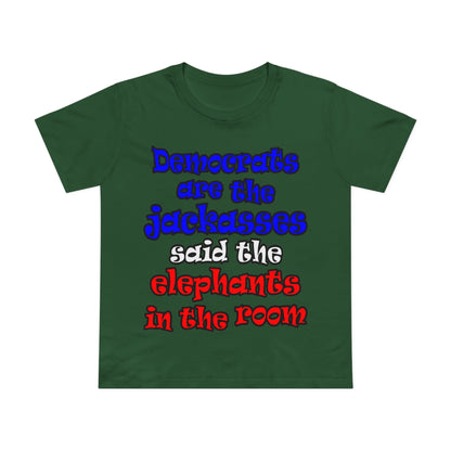 donkeys and elephants - Women’s Maple Tee