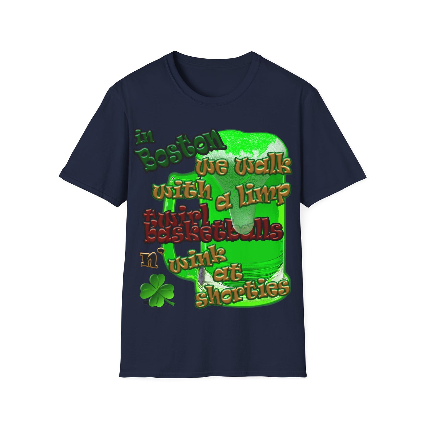 celtics logo - Unisex Softstyle T-Shirt