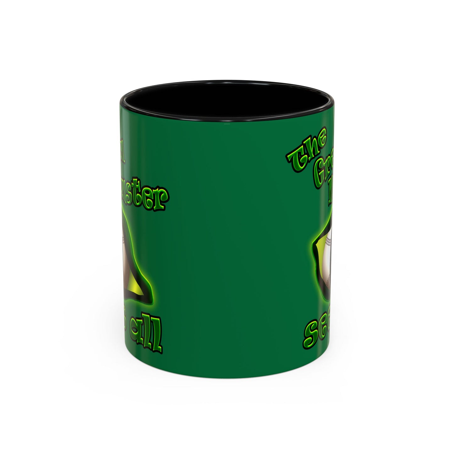 green monster - Accent Mug (dark green)