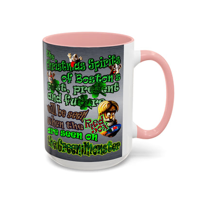 christmas spirits of boston - Accent Mug (brushed nickel)