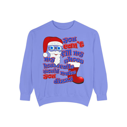 santa's shoes - Unisex Garment-Dyed Sweatshirt