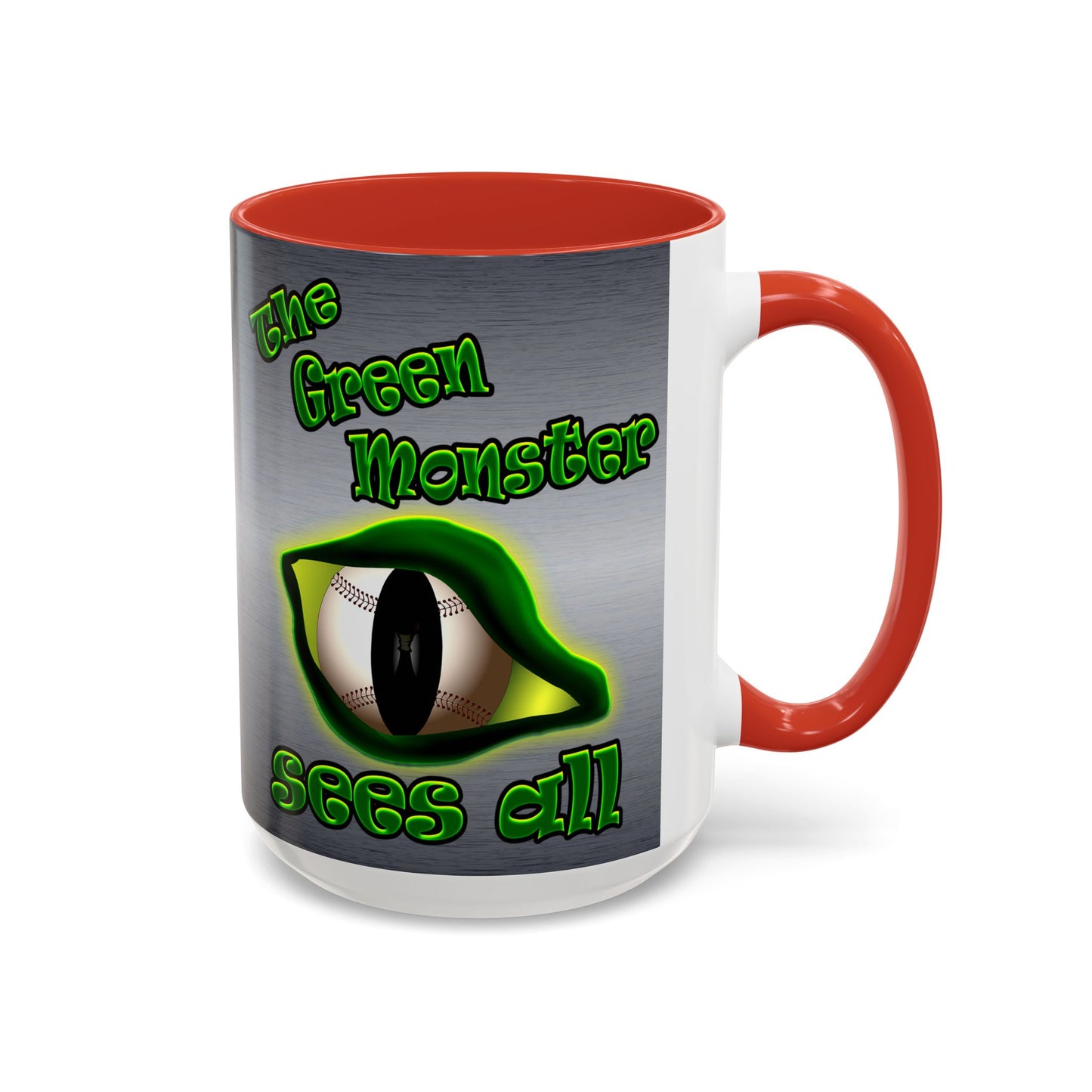 green monster - Accent Mug (brushed nickel)