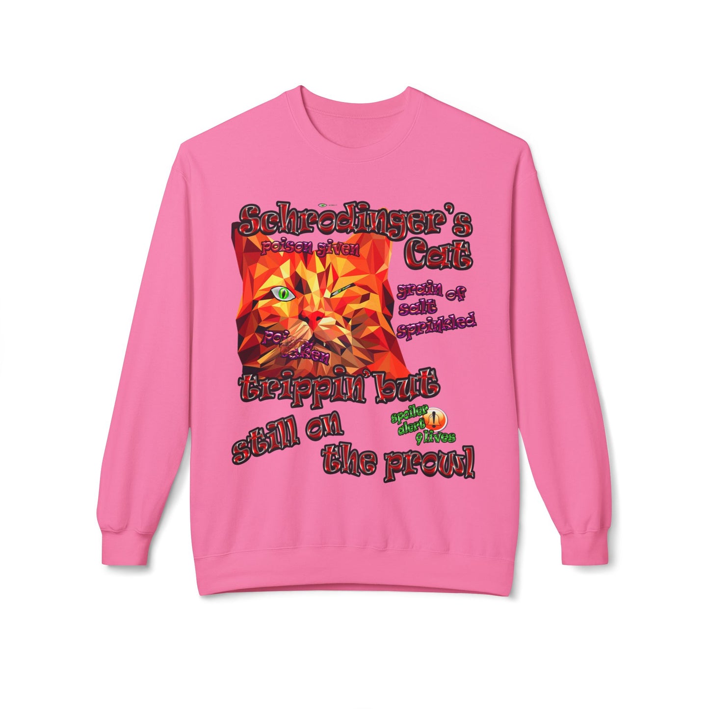 schrodinger's cat - Unisex Midweight Softstyle Fleece Crewneck Sweatshirt