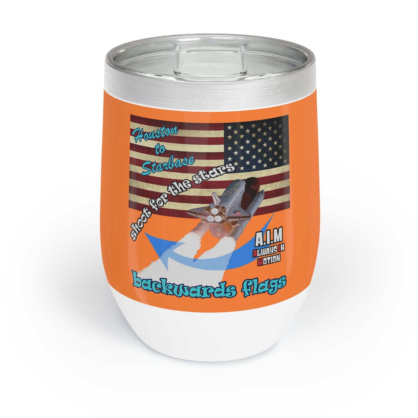 shoot for the stars - Chill Wine Tumbler (crusta)