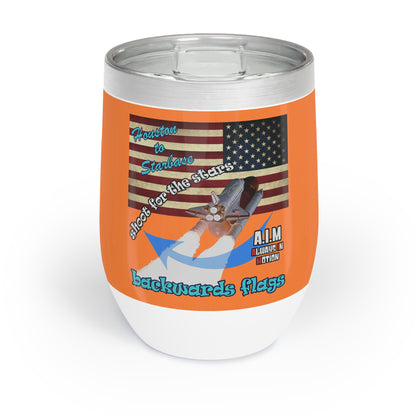 shoot for the stars - Chill Wine Tumbler (crusta)