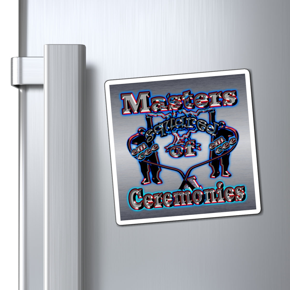 em cee squared - Magnets - (brushed nickel)
