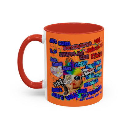drop the beat - Accent Mug (crusta)