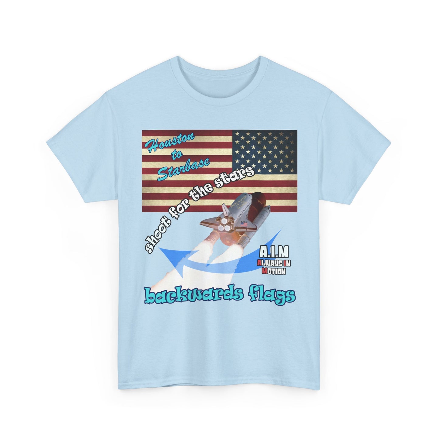 shoot for the stars - Unisex Heavy Cotton Tee