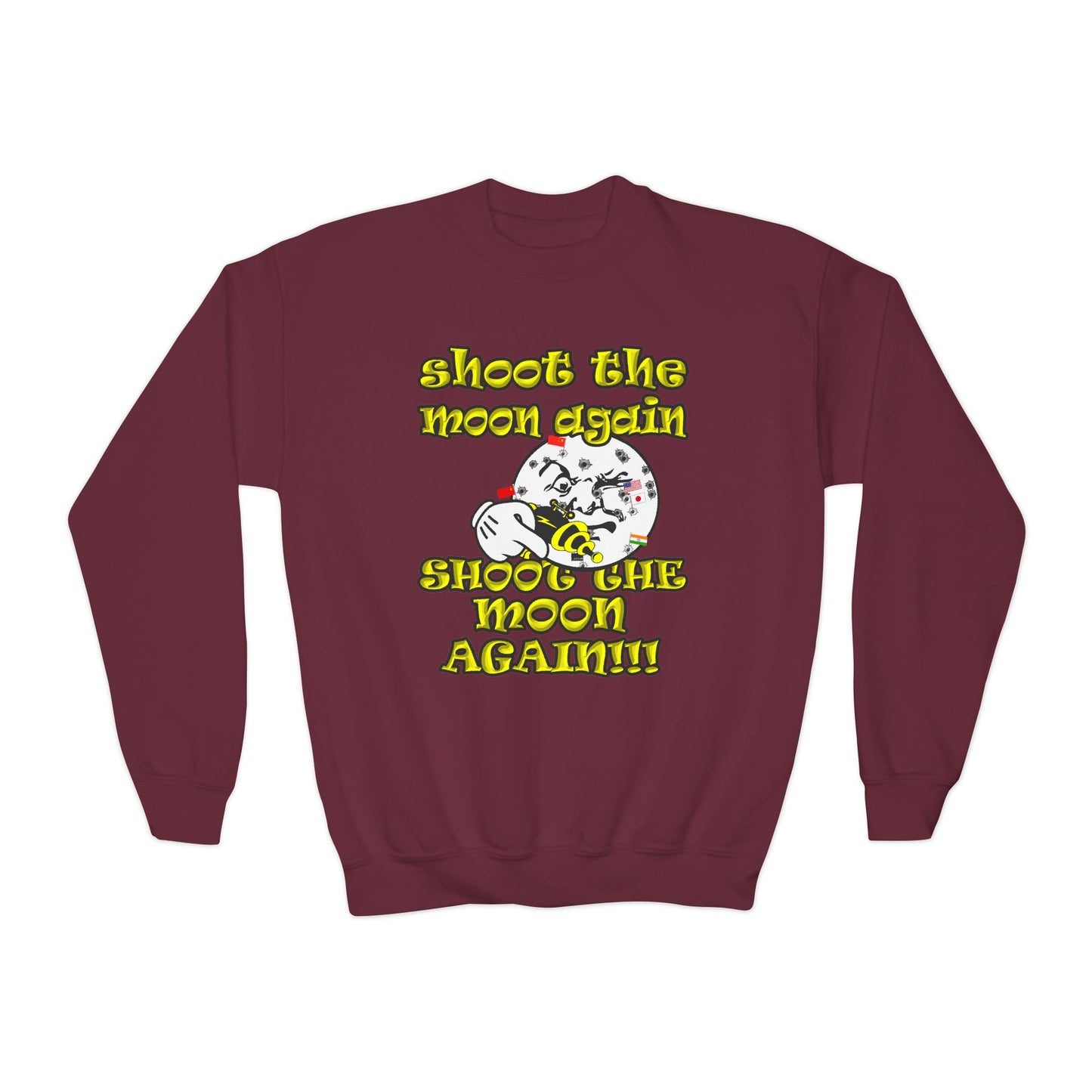 shoot the moon again - Youth Crewneck Sweatshirt