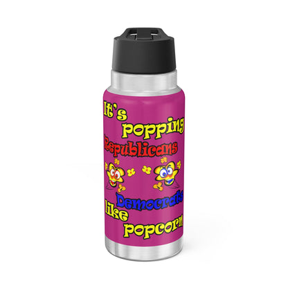 popping like popcorn - Gator Tumbler, 32oz (pink)