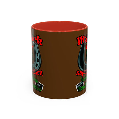 my luck - Accent Mug (brown)