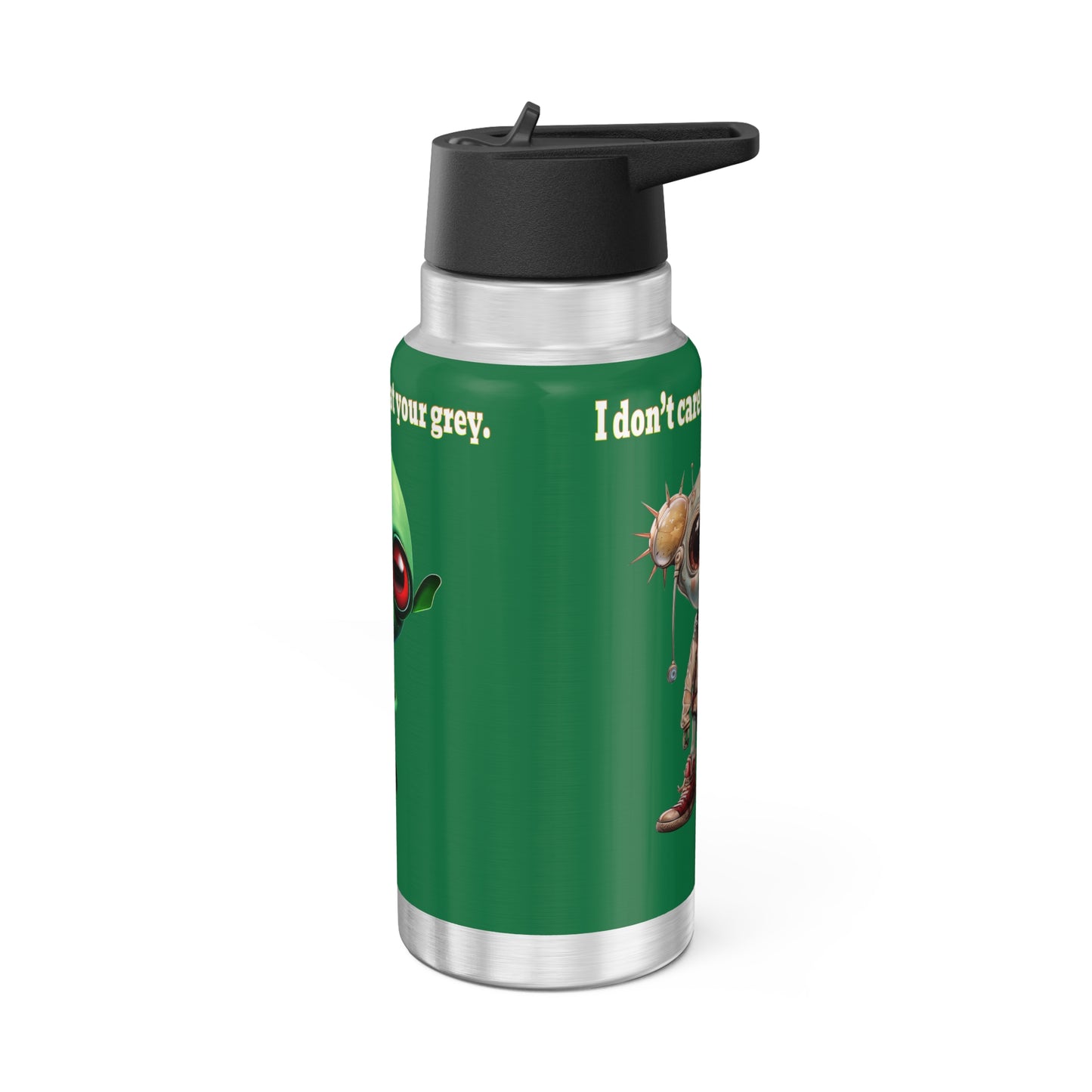 I don't care that your grey - Gator Tumbler, 32oz (dark green)