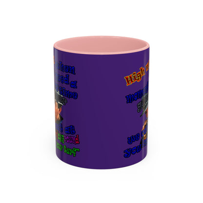 high noon - Accent Mug (purple)