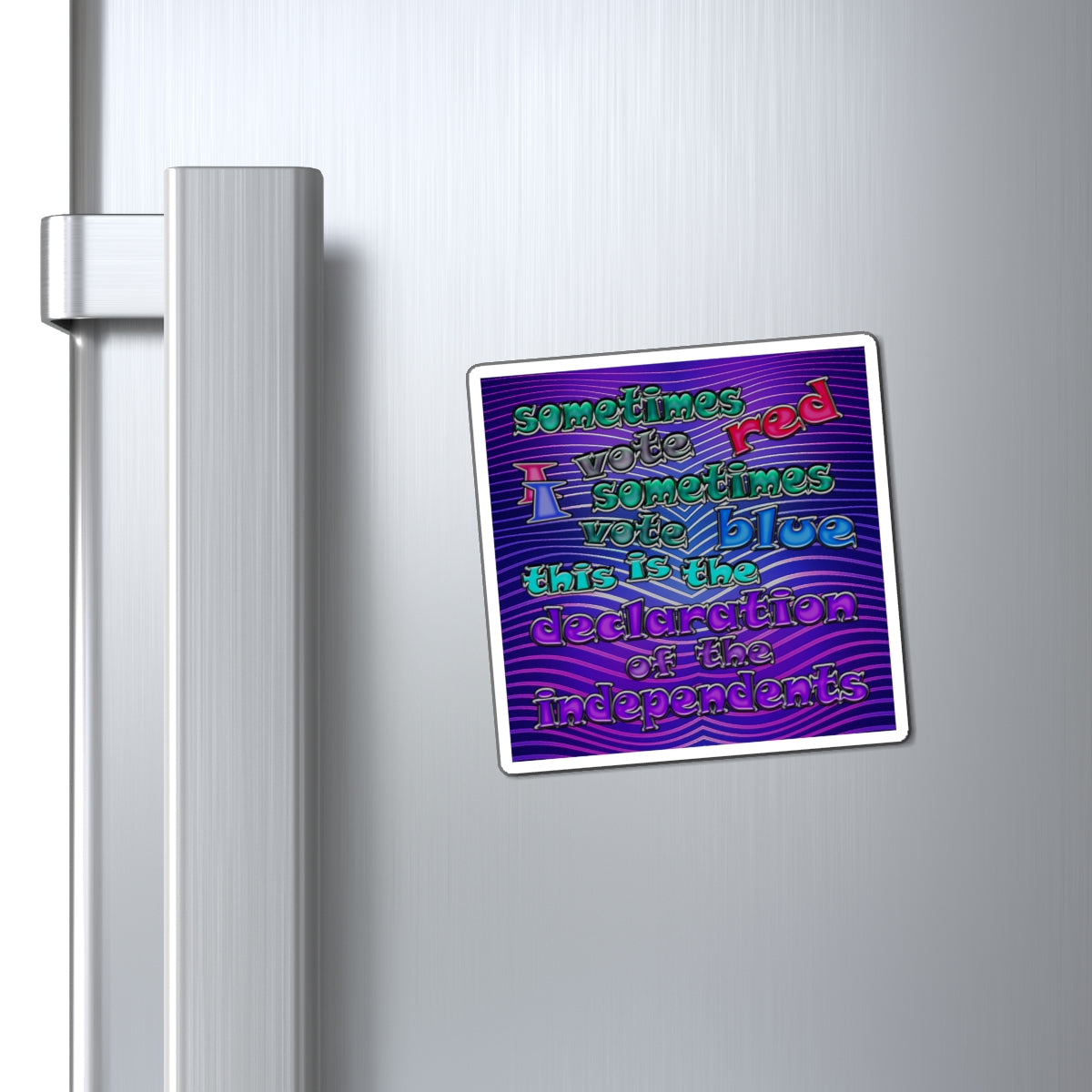 declaration of the independents - Magnets - (purple wave)