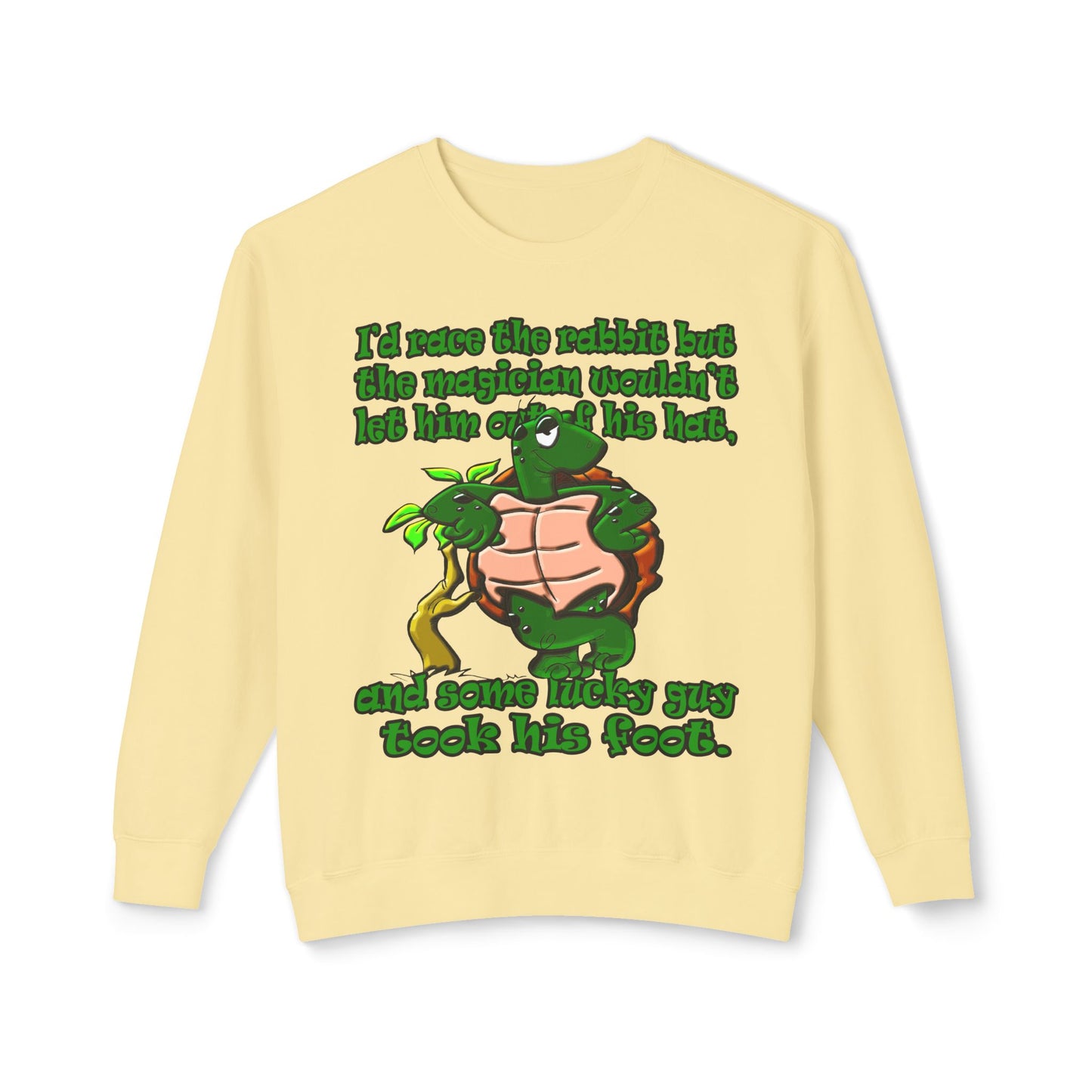 turtle race - Unisex Lightweight Crewneck Sweatshirt