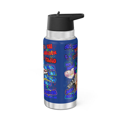 drop the beat - Gator Tumbler, 32oz (dark blue)