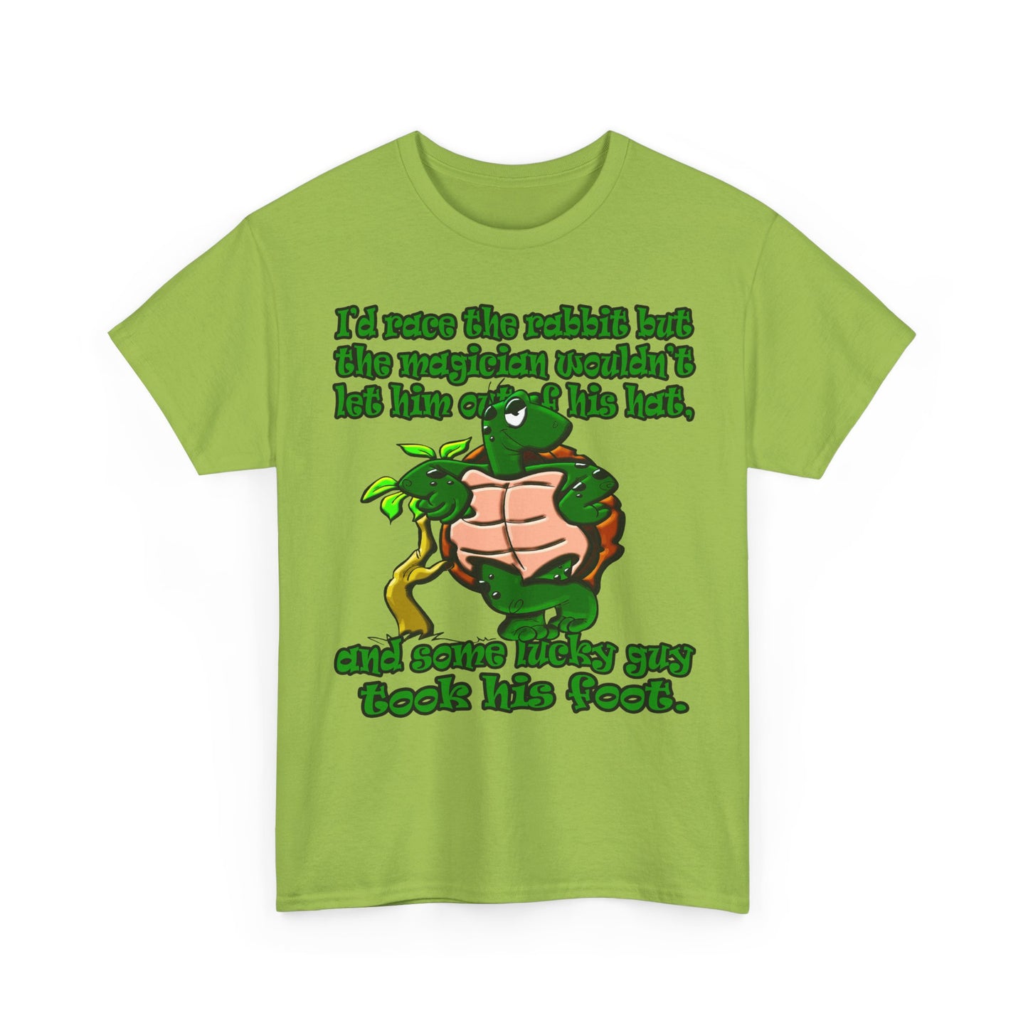 turtle race - Unisex Heavy Cotton Tee