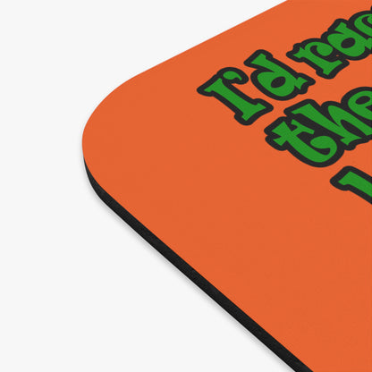 turtle race - Mouse Pad (Rectangle) (orange)