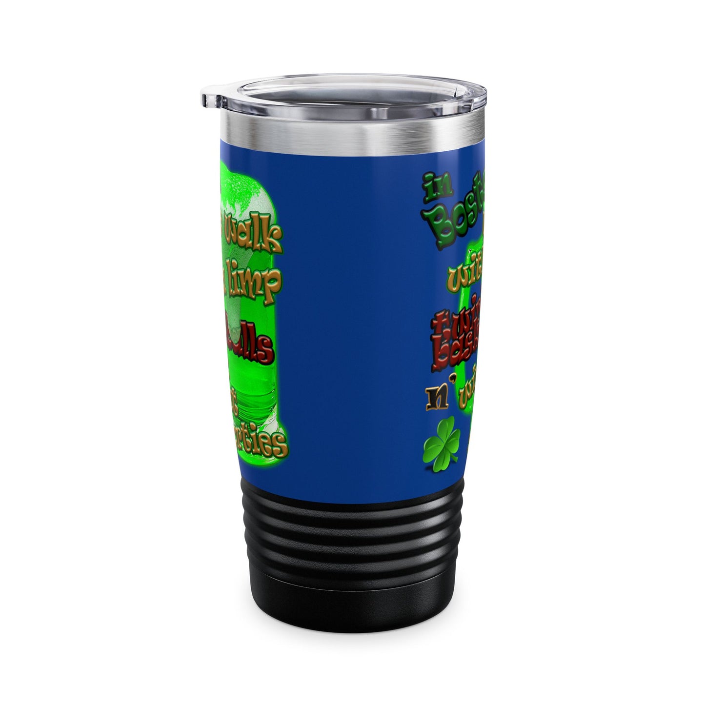 celtics logo - Ringneck Tumbler, 20oz (dark blue)