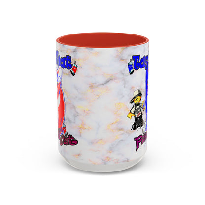 tag that - Accent Mug (white marble)