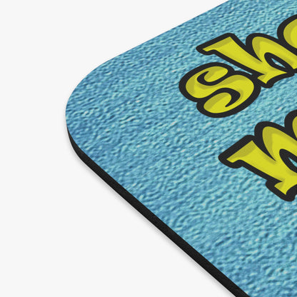 shoot the moon again - Mouse Pad (Rectangle) (faded blue)