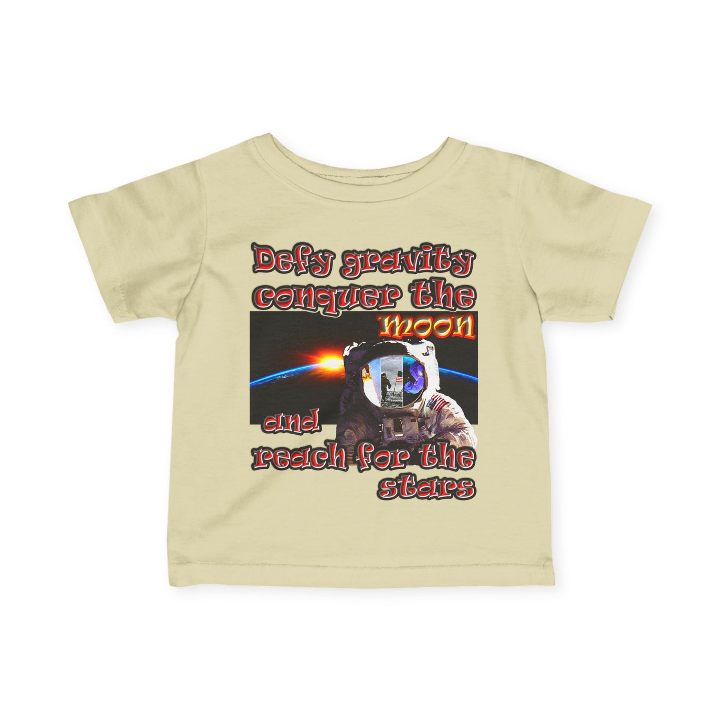 defy conquer reach - Infant Fine Jersey Tee