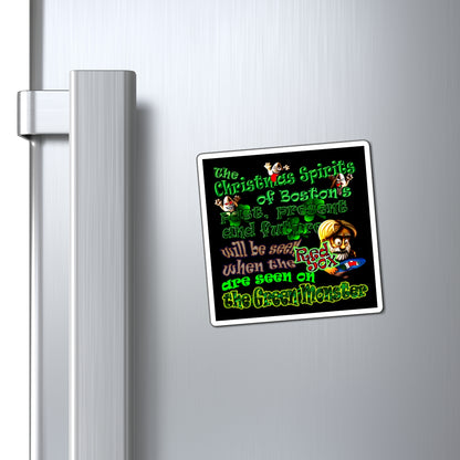 christmas spirits of boston - Magnets - (black)
