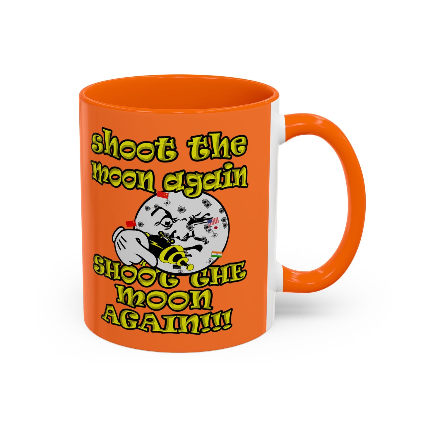 shoot the moon again - Accent Mug (crusta)