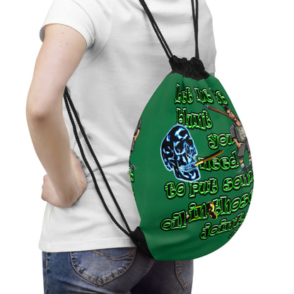 og - Drawstring Bag (dark green)