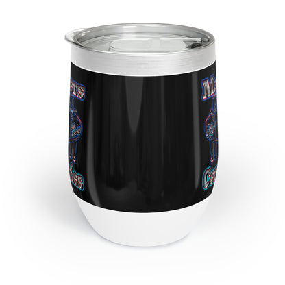 em cee squared - Chill Wine Tumbler (black)