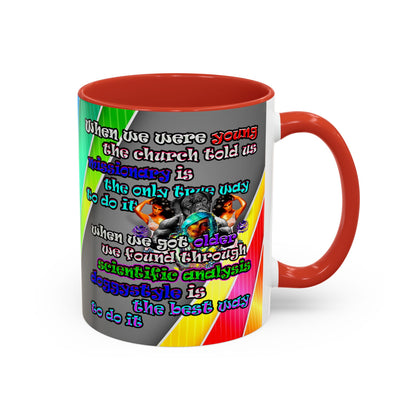 doggystyle - Accent Mug (rainbow split)