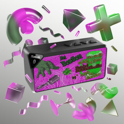 celtics logo - Jabba Bluetooth Speaker (pink swirl)