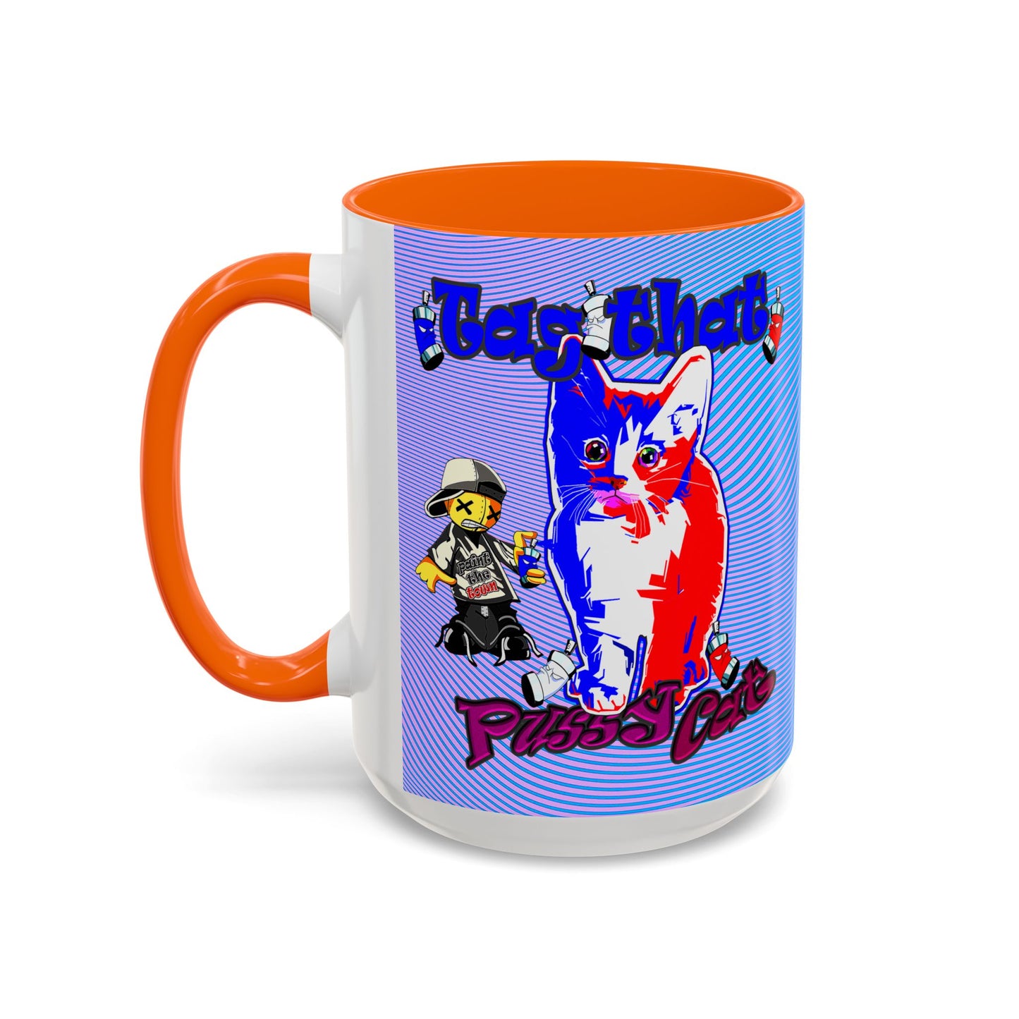 tag that - Accent Mug (light blue-purple wave)