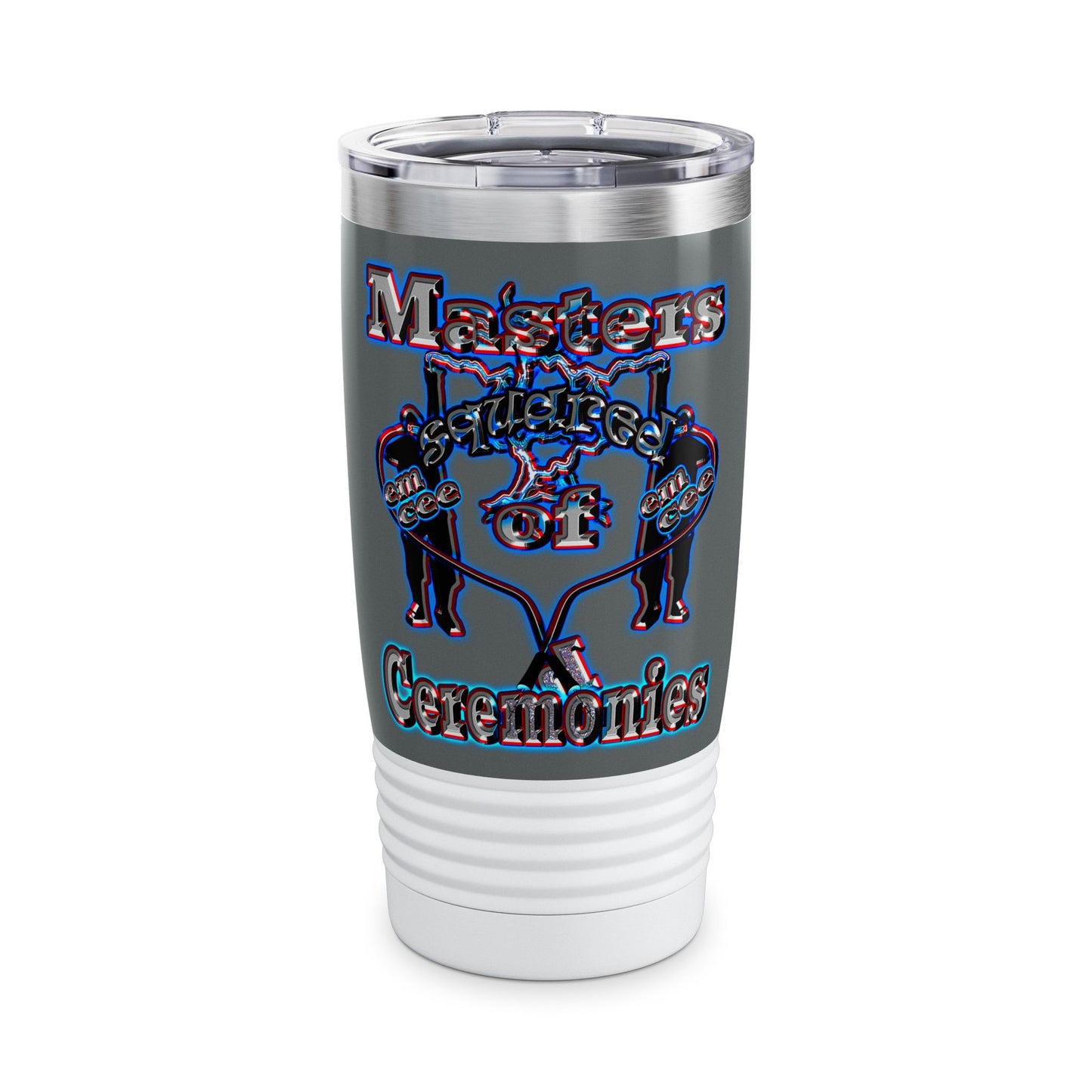 em cee squared - Ringneck Tumbler, 20oz (dark grey)