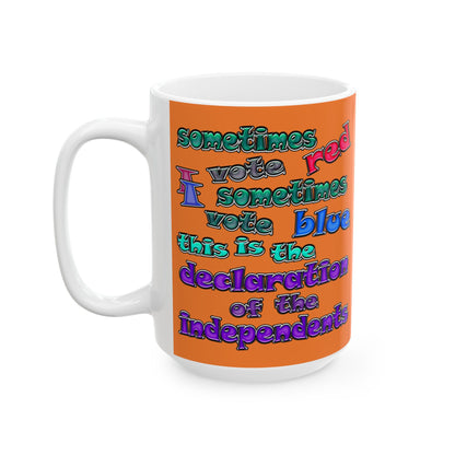 declaration of the independents - White Mug (crusta)