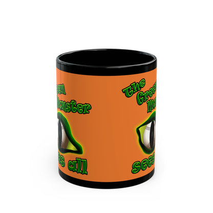 green monster - Black Mug (crusta)
