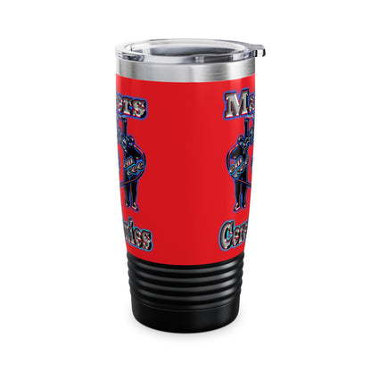 em cee squared - Ringneck Tumbler, 20oz (red)