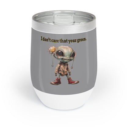 I don't care that your grey - Chill Wine Tumbler (grey)
