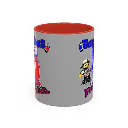 tag that - Accent Mug (light grey)