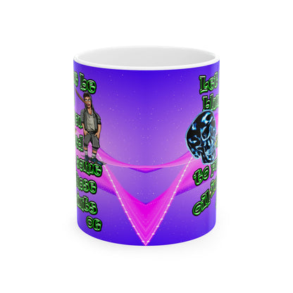 og - White Mug (purple-pink wave)
