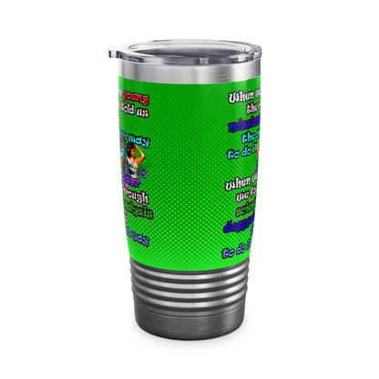 doggystyle - Ringneck Tumbler, 20oz (logo green)