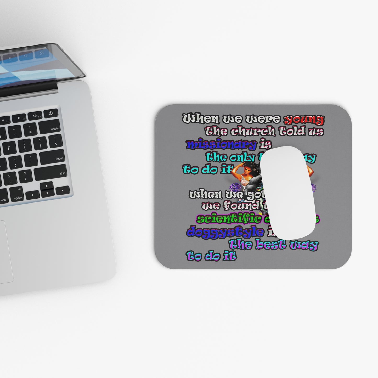 doggystyle - Mouse Pad (Rectangle) (grey)