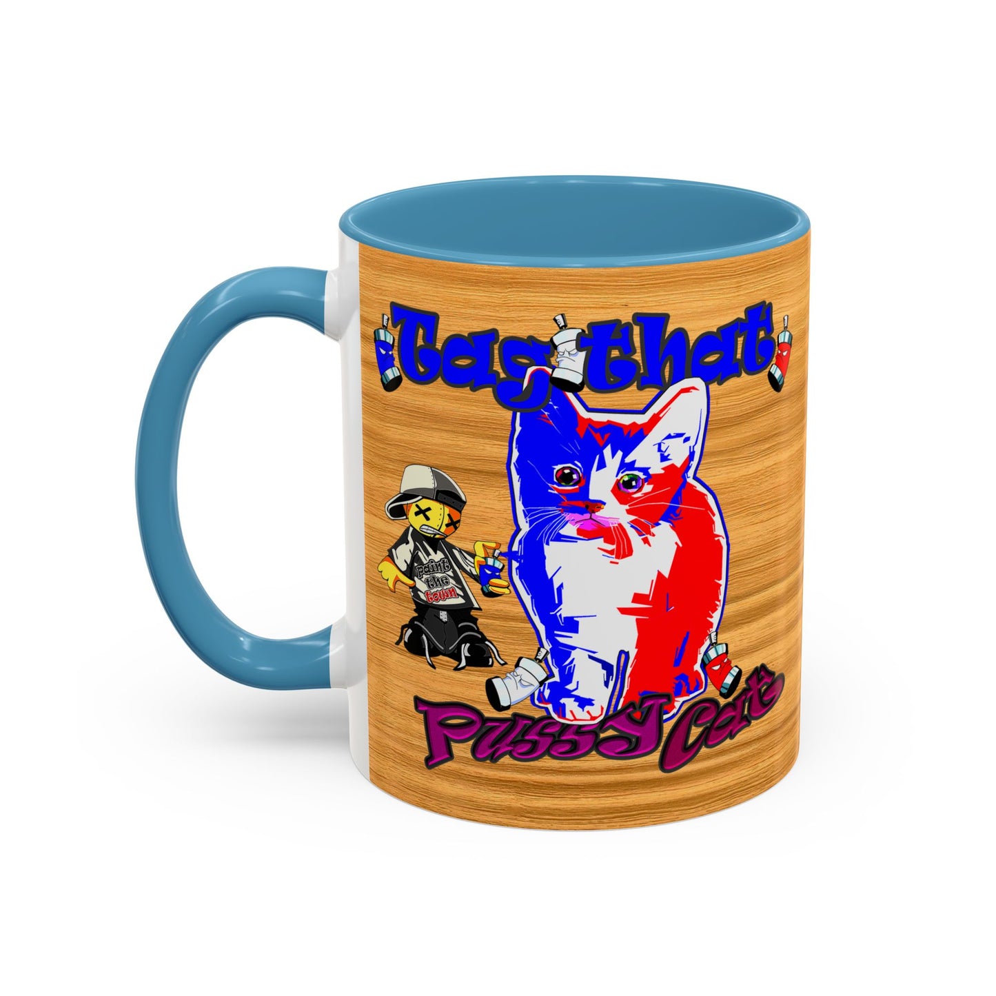 tag that - Accent Mug (butterscotch wood finish)