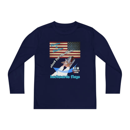 shoot for the stars - Youth Long Sleeve Competitor Tee