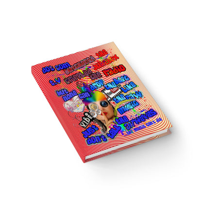 drop the beat - journal-lined (yellow-orange wave)