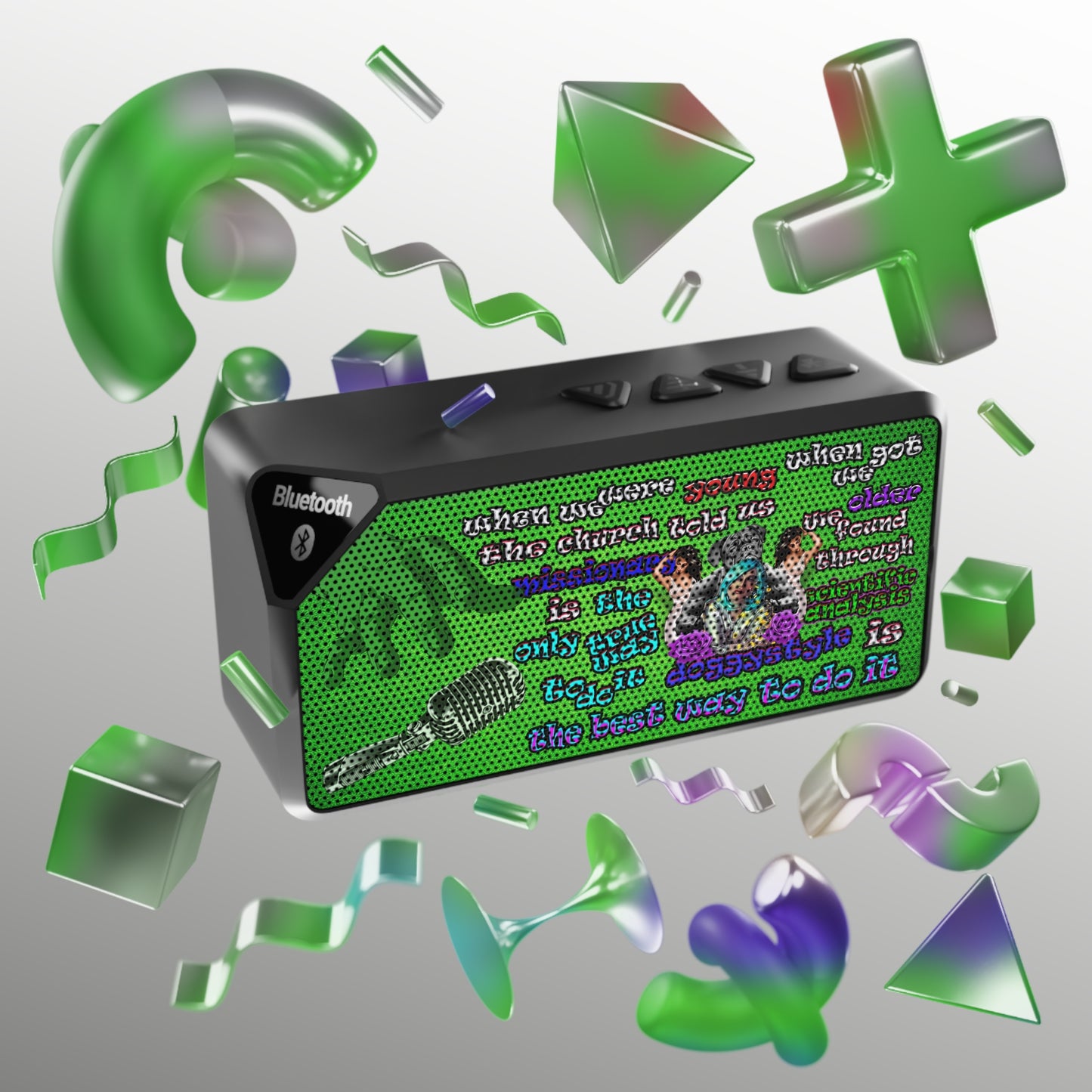 doggystyle - Jabba Bluetooth Speaker (green turf)