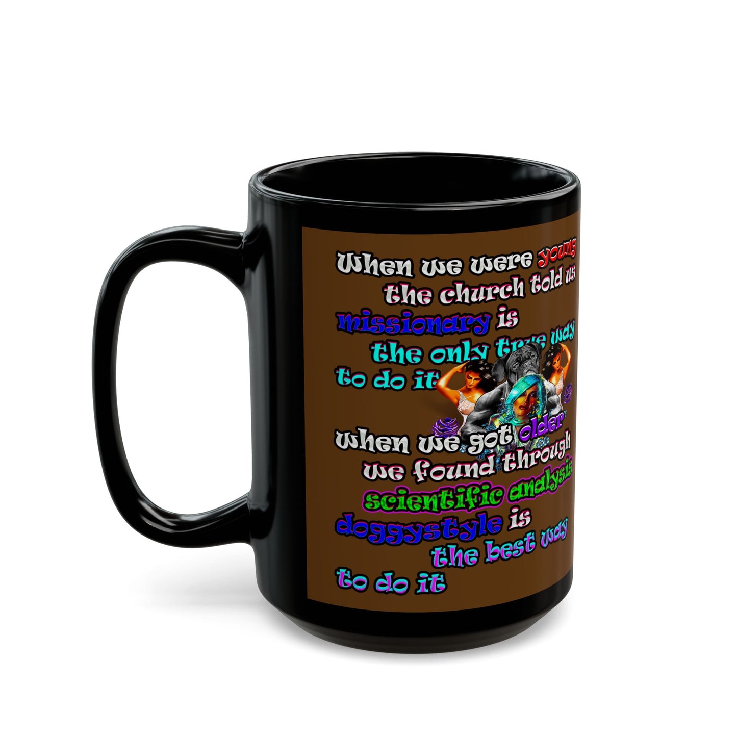 doggystyle - Black Mug (brown)